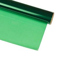 Hygloss Products, Inc Green 40 in. x 100 ft Cellophane Gift Wrap Roll, inches x 100-feet