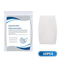 Disposable Non-Woven Mǎsk Pad, 2pcs Breathable Respirator Filter Protective Pads
