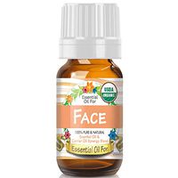 Essential Oil for Face (USDA Organic - 100% Pure) Unique Blend of Essential Oils Recomended by Aromatherapists for Aromatherapy - 10ml