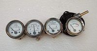 Oil Pressure Fuel Temp Amp Gauge Set for Allis Chalmers WD45 D15 17 19 Diesels