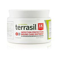 Terrasil® Wound Care - 3X Faster Healing, Dr. Recommended, Infection Protection Ointment for Bed sores, Pressure sores, Diabetic Wounds, ulcers, cuts, scrapes, and Burns - 200g Jar