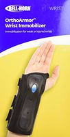 Bell-Horn OrthoARMOR Wrist Support Brace, Right Hand, X-Small