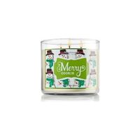 Bath and Body Works Merry Cookie Scented Candle 3 wick 14.5 OZ