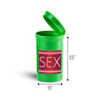 olyaprint Sex Neon Signboard First Aid Case Pill Container ID 7098G
