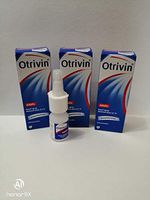 3 packs Otrivin metered dose nasal spray clears blocked noses fast long lasting moisturizing formula