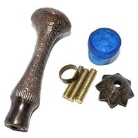 Eve.Store Brass Walking Stick Handle Wooden Vintage Walking Cane Affordable Men Women Gift Handle.