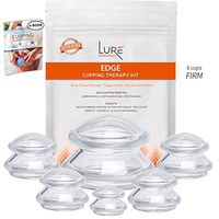 Edge Cupping Therapy Sets - Silicone Vacuum Suction Cupping Cups – Muscle, Nerve, Joint Pain Relief (Clear)