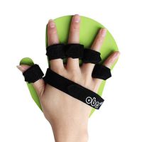 Hand Finger Board Orthosis Split Adjustable Finger Training Device Ober Thumb Wrist Sprain Support Reflex Stroke Hemiplegic Fingers Fixed Joint Loose Rehabilitation (M, Right)