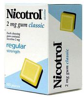 4 Boxes Nicotrol Nicotine Gum 2mg Classic Original 420 Pieces
