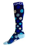 Infinity Compression Socks (1 Pair) (Ocean Dots, S/M)