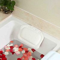 Bath Cushion for Tub - Extra-Large Body Bath Tub Pillow & Non-Slip Spa Bathtub Mat Mattress Comfortable SPA Bath Pillow Bathtub Bathroom Neck Headrest Soft Pad Suction