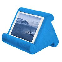 Fghuim Multi-Angle Soft Pillow Foldable Tablet Soft Pillow Lap Holder Stand Book Rest Reading Support Cushion for, Foldable Triangular, Used On Bed, Desk, Lap, Floor, Couch