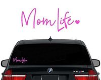 CCI Mom Life Decal Vinyl Sticker|Cars Trucks Vans Walls Laptop| Pink |7.5 x 3 in|CCI670