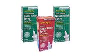 Assured Nasal Relief Spray Oxymetazoline HCL 1 Original Plus 2 Severe Congestion 12 Hours 3 Pack Fast Acting Anti Drip Bundle Pack