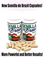 New! Semilla de Brazil/Brasil Seed Capsules/100% Original/Fat Burner/Original Stamps/Semilla de Brasil Capsulas