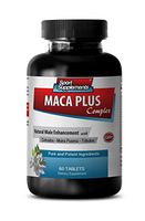 Libido Enhancement for a Boost in Sex Drive - MACA Plus Complex - Natural Male Enhancement - Maca Erection - 1 Bottle 60 Tablets