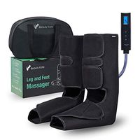 Beauty Kate Foot and Leg Massager for Circulation with Heat 6 Massage Modes 3 Intensities Helpful for Calf & Foot Muscle Relaxation - FM008