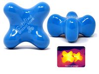 Sublime (Sky)(Single) Synergy Stone - Contoured Hot Stone Massage Tool - Relaxing and Therapeutic for Neck, Back, Legs, Feet - Ultra-Smooth for Massage on Skin with Oil or Over Clothes