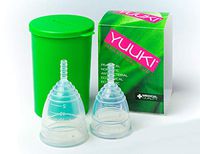 Yuuki Menstrual Cup - Small and Large Soft + Infuser Box + Small Gift