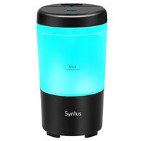 Syntus Car Diffuser, USB Essential Oil Diffuser Mini Portable Aromatherapy Aroma Fragrance Humidifier for Vehicle Office Travel Home