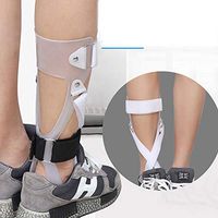 JM-D Ankle and Foot Orthosis Adjustable Foot Drop Brace Corrector Correction Protection for Brace Support Ankle Brace Ideal for Flaccid Foot Drop,Left,S