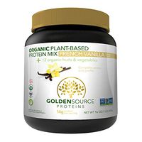 GoldenSource Proteins Organic Plant-Based Protein, French Vanilla, 1 Pound