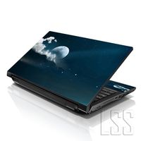 LSS 15 15.6 inch Laptop Notebook Skin Sticker Cover Art Decal compatible with HP Dell Lenovo Apple Asus Acer Compaq (Free 2 Wrist Pad Included) Moon