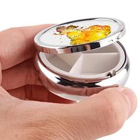 DISNEY COLLECTION Pill Case The Beautiful Princess 3 Sets Water Rust Proof Travel Portable Daily Medicine Pill Box