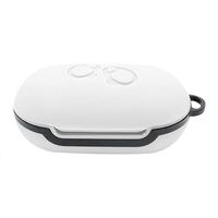 NXDA Airpods Case,Silicone Case Cover Earphone Pouch Dust-proof Protective for Samsung Galaxy Buds With Keychain (White)