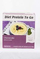 Diet Protein to Go Nutritionally Designed - Cheesecake Dessert Pudding - High Protein 12g - Low Calorie - Low Carb - 15% DV Calcium - 0 Trans Fat - 12 Grams of Protein - 7/Box