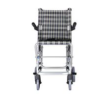 Wheelchair Medical Equipment Aluminium Foldable Lightweight with Self Locking Brake System, Strong Gravity Foot Pedal, Suitable for Children, A Travel Storage Bag as a Gift Walk