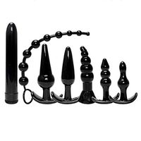 Set of 7 Beginner Statered Set Silicone Trainer Set for Women Men Couple (Black)