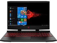 ELUK OMEN 15t NVIDIA RTX Red Legend Gaming Laptop (Intel i7-8750H CPU 6GB GDDR6 2060 VR Ready GPU 15.6" 144Hz Full HD IPS, Thunderbolt 3, Windows 10 Home, 256GB PCIe SSD + 1TB HDD & 12GB RAM) Gamer PC
