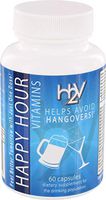 Happy Hour Vitamins -30 Servings Multivitamin for Hangovers & Liver Support - Easy as 1 Dose -Stop Looking for a Hangover Cure, Prevent Hangovers!