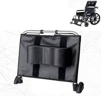 CHENGL Wheelchair headrest headrest Pillow Adjustable, Adjustable Increase Padding for Adults Portable Universal Wheelchair Accessories, 16"-20.5" (Black)