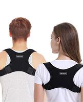 Posture Corrector for Men and Women - Adjustable Upper Back Straightener Brace for Clavicle Support, Improve and Fix Poor Posture (Universal - Basic Style)