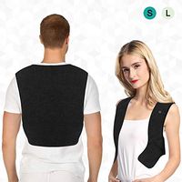 Heated Vest with USB Charging Insert, Electric Body Warmer Wrap Jacket Cloth Therapy Pad with 3 Kinds of Temperature for Cold Outdoor Activities, Hunting Camping Hiking Skiing Fishing(S/M)