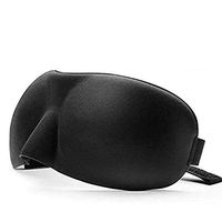 100% Natural Silk Sleep Mask/Eye Mask with 2 Adjustable Straps (Pink)