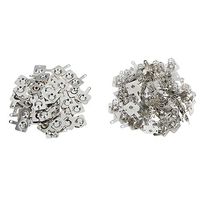 100pcs Battery Battery Shrapnel AA Or AAA Battery Spring 7 No. Positive and Negative Contact Pieces 50pairs Drop Ship