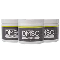 DMSO Dimethyl Sulfoxide"3 Jar Special" of 4oz Gel BPA Free 99.995% Non Diluted, No Odor Pharma Grade