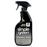 Simple Green Stainless Steel One-Step Cleaner and Polish, Spray Bottle 32 fl oz, Streak & Smear Free