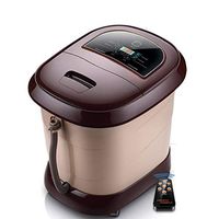 Comfortology Leak-Proof Foot Spa Massager with Rolling Massage, Heat Wave, O2 Bubbles, Foot Soaking Tub with Handle and Large Screen Display, Foot Massager with Infrared Light Therapy