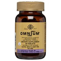 Solgar Omnium Phytonutrient Complex - 60 Vegan Tablets - Multivitamin and Mineral Supplement, Energy Booster, Antioxidant- Vegetarian, Non GMO, Gluten Free - 30 Servings