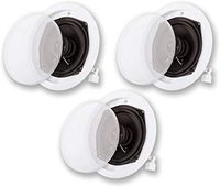 Acoustic Audio R191 in Ceiling/in Wall 3 Speaker Set 2 Way Home Theater 600 Watt R191-3S
