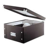CD/DVD Storage Box, Holds 120 Slim/60 Std. Cases