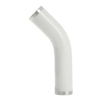 Pole Mount with 45 Degree Angle with Underside Mount for S Line Series by Padholdr White