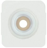 EI7819134BX - Securi-T USA Extended Wear Convex Pre-Cut 3/4 Wafer White Tape Collar (4 x 4)