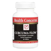 Health Concerns - Curcuma Flow - Bioavailable Turmeric Chinese Herbal Supplement - Joint Pain Relief and Mobility Support - with Turmeric Rhizome - 60 Count