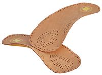 Medipaq Deluxe Leather High Arch Support 3/4 Length Insoles 1x Pair 13-15