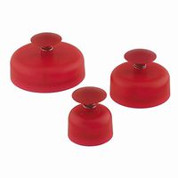 Kuhn Rikon 20019 Pocket Maker Dough Crimper and Cookie Cutter Set, Red